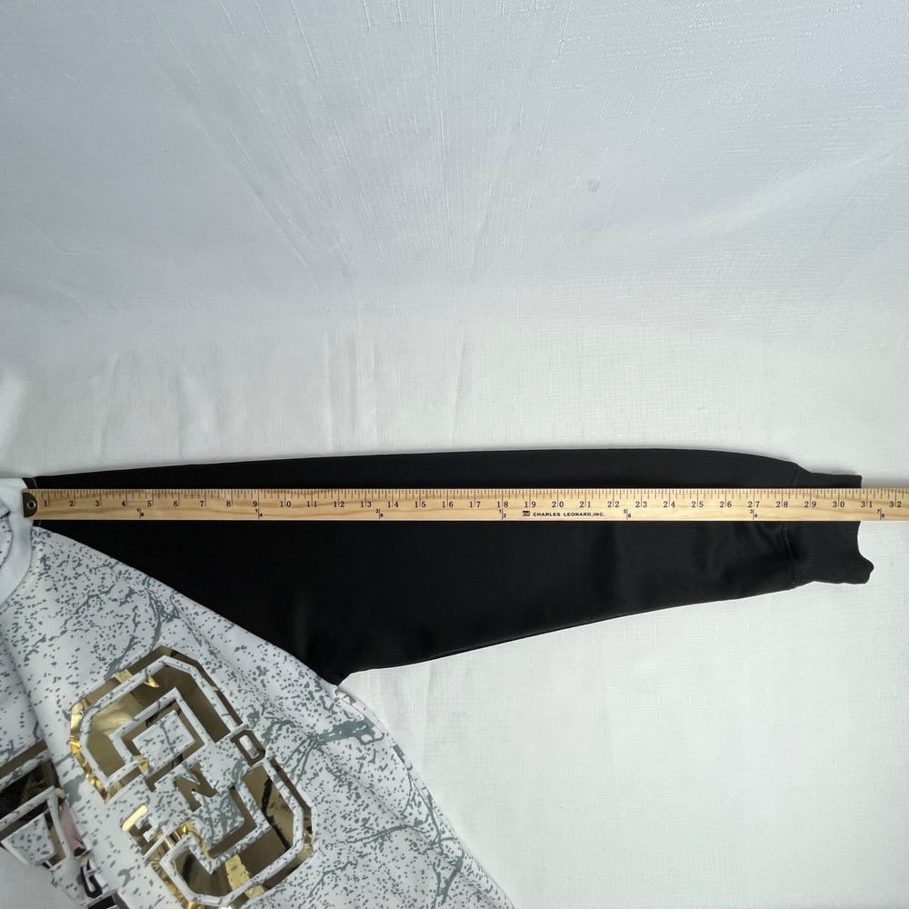 Monarchy Collection Sweatshirt Mens Large (L) Gold Foil Legend 23 Raglan Marble - Picture 7 of 9